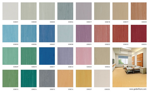 Homogeneous vinyl sheet