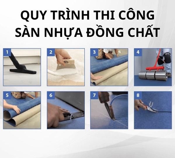sàn nhựa đồng chất giá tốt