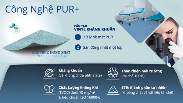 sàn nhựa kháng khuẩn