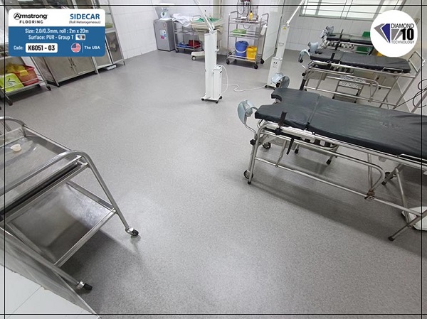 Sàn vinyl y tế cao cấp